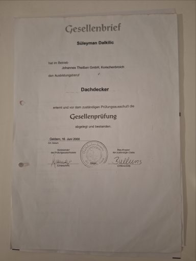 Gesellenbrief